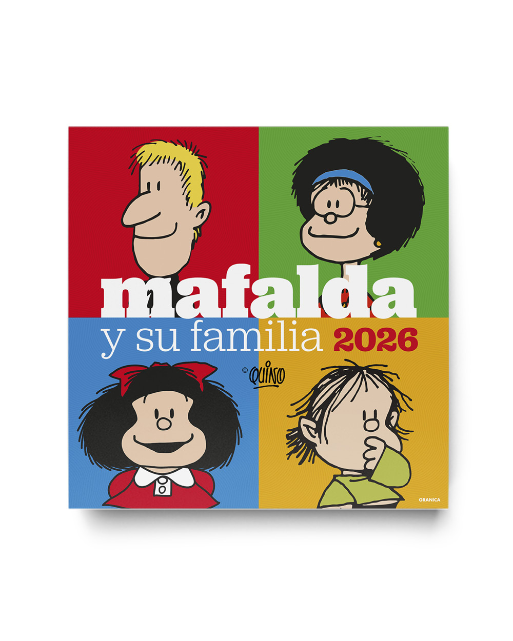 Mafalda 2026 Familia Calendario de Pared